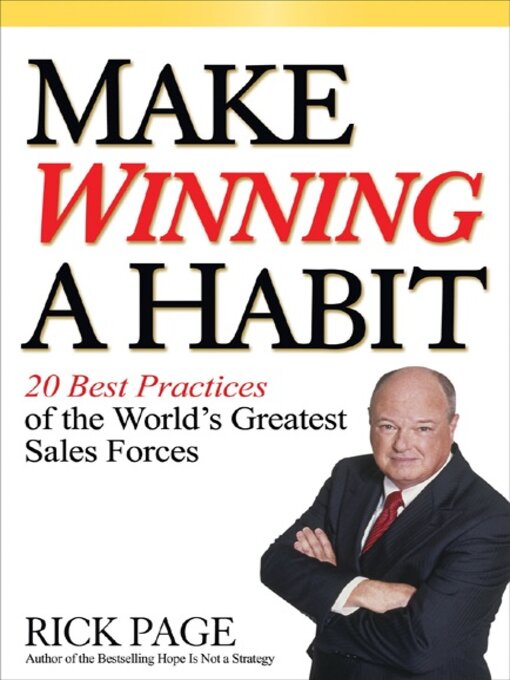 Title details for Make Winning a Habit by Rick Page - Available